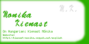 monika kienast business card